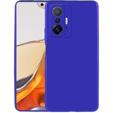 Xiaomi Mi 11T Pro 5g Kılıf Gzst Premier Silikon Kapak-Saks Mavi