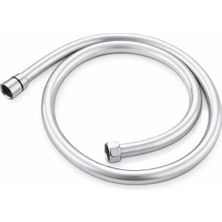 Pvc Silver Duş Hortumu + 150 cm + Prinç Iç Pim