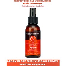 Beautecoeur Argan Yağı Durulanmayan Saç Bakım Spreyi 100 ml Vegan Plastik Malzeme