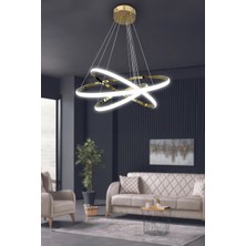 G-Light 3' Lü Çember Modern Sarkıt LED Avize