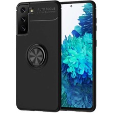Galaxy S21 Plus Kılıf Gzst Ravel Silikon Kapak-Siyah