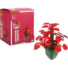 Canda Blx Çiçek Çeşitleri LEGO Setleri 46968 Kırmızı Çiçek 46 Parça