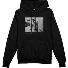 The Lucid Lab Amy Winehouse At The Laundromat 2004 Oversize Hoodie - Siyah