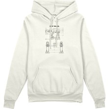The Lucid Lab At-At Walker Oversize Hoodie - Beyaz