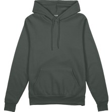 The Lucid Lab Basic Regular Fit Oversize Hoodie - Antrasit
