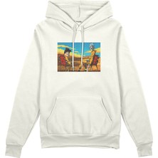The Lucid Lab Breaking Bad / Rick And Morty Oversize Hoodie - Beyaz