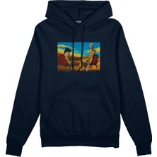 The Lucid Lab Breaking Bad / Rick And Morty Oversize Hoodie - Lacivert