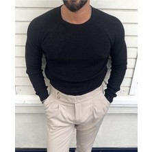 Cool Tarz Erkek Bisiklet Yaka Triko Kazak