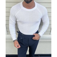 Cool Tarz Erkek Bisiklet Yaka Triko Kazak