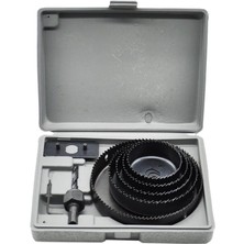 Indispensablely 8 Parça Karbon Çelik-Panç-Delik Açma Testere Seti