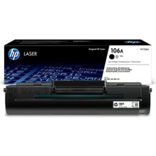 Lazer Ofis Malzemeleri Hp W1106A Siyah Orjinal Toner 1000 sayfa laser 107w / mfp 135a / 135r / 135w/ 137fnw /107