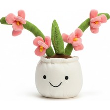 Babytex Sevimli Saksı 30 cm Peluş Çiçek Oyuncak – Dekoratif Bebek ve Çocuk Odası Aksesuarı Yumuşak Hediye