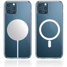 iPhone 11 Pro Max Kılıf Gzst Tacsafe Wireless Kapak-Renksiz