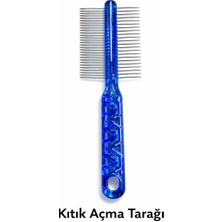 NORDVIA E-COMMERCE Çift Başlıklı Kıtık Açma Tarağı – Kedi ve Köpekler Için Profesyonel Tüy Bakımı