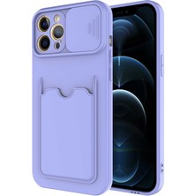 Giz Story iPhone 12 Pro Kılıf ​gzst Kartix Kapak-Lila