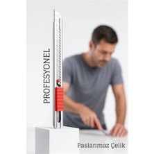 MiraLive Çelik Maket Bıçağı - Ince Tip Maket Bıçağı Dayanıklı ve Keskin Profesyonel