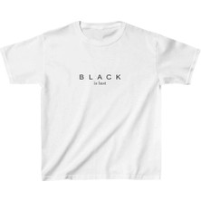 Indispensablely Uni̇sex Çocuk Baskili T-Shi̇rt - Beyaz