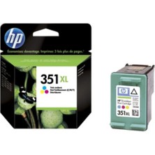 Lazer Ofis Malzemeleri Hp 351XL Renkli Orjinal Kartuş 600 SAYFA deskjet d4260/j5780/officejet j6415/ photosmart c4205/c5280