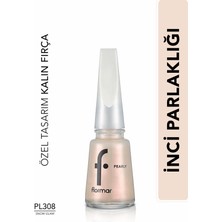 Flormar Pearly Yarı Transparan & Parlak Bitişli Sedefli Oje (PL308 Snow Glam) 8682536109888