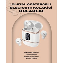 Indispensablely Kulakiçi Bluetooth Kulaklık V5.3 – 4’lü Set, Dijital Ekranlı, Gürültü Engelleme