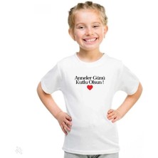 Indispensablely Uni̇sex Çocuk Baskili T-Shi̇rt - Beyaz