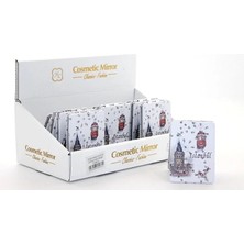 Indispensablely Taşlı Istanbul Tasarımı El Aynası Ince ALK2917