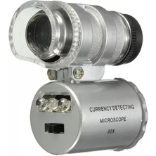 Indispensablely -Iphone5 Için Uyumlu Kapaklı Lens Mikroskop Taşınabilir Mini Cep Boyutu LED Mikroskop NO.9882-IP5II