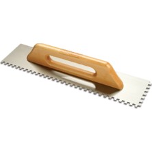 Normadia Seramik Malası Kare Diş, Ahşap Saplı, 50CM, Dayanıklı ve Kullanışlı