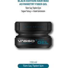 Vasso 24 Saat Ultra Tutuş Ve Parlak Görünüm Veren Şekillendirici - Vasso Asymmetry Fiber Jel 150 ml 8699216347706