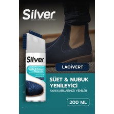 Silver Süet ve Nubuk Yenileyici Sprey Boya Su Itici Etkili Lacivert 200ML