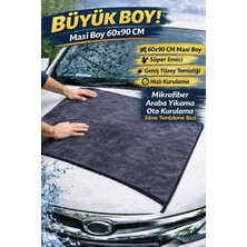 Manosta ( 90X60 cm ) Maxi Boy Mikrofiber Oto Yıkama ve Araba Kurulama Bezi Ekstra Su Emici