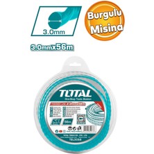 Normadia Motorlu Tırpan Burgulu Yuvarlak Misina 3.0 mm 56 Metre Çim Biçme Teli