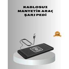 Indispensablely Manyetik Şarj Pedi 7.5W 10W 15W Hızlı Şarj Kaymaz Tabanlı