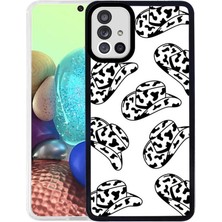 Giz Story Galaxy A71 Kılıf Gzst M-Fit Desenli Kapak-Hat No5