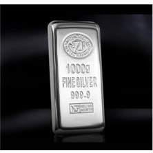 By Devli 1000 Gram Kulçe Gümüş 999,9