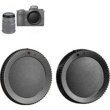 Tianya Nikon Z Aynasız Fotograf Makineleri ve Lensleri Için Body Ön ve Lens Arka Kapağı Rear Cap Set