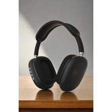 Indispensablely P9 Kulaklık Siyah Bluetooth Bağlantılı Kulak Üstü Kablosuz Anc Özelliği