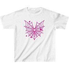 Indispensablely Uni̇sex Çocuk Baskili T-Shi̇rt - Beyaz