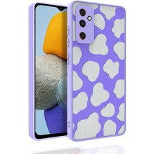 Giz Story Galaxy M23 Kılıf Desenli Kamera Korumalı Parlak Gzst Nora Kapak-No6