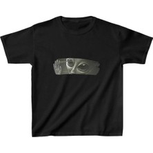 Indispensablely Çocuk Uni̇sex Baskili T-Shi̇rt - Si̇yah