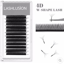 Lashlusion W4D D Kıvrım Hazır Demet Kolay Volume Ipek Kirpik Takma Kirpik Boyları