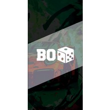 Bozar 14X6CM Sticker Jdm Araba-Moto-Laptop Cam Etiket Hologram Seçenekli Zar Etiket Arma Sticker