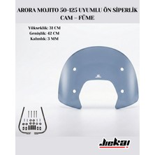 Jiekai Arora Mojıto 50-125 Uyumlu Ön Siperlik Cam