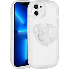 Giz Story iPhone 11 Uyumlu Kamera Korumalı Pop Soketli Renkli Gzst Ofro Kapak-Beyaz