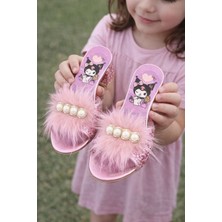 Surpie Shoes Kız Çocuk Karakterli Terlik, Çocuk Topuklu Terlik