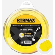 Normadia Sarı Altı Köşe Tırpan Misinası, 4.0 Mm, 32 Metre, Dayanıklı ve Kullanışlı