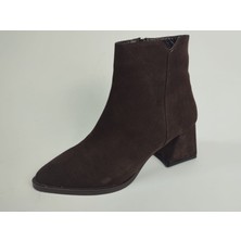 Lucciola Kadın Hakiki Deri Kahverengi Topuklu Bot