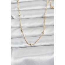 Prativas 14K Gold Renk Top Zincir 60cm Kadın Kolye - PRT3500EB10286