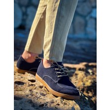 Indispensablely Kb-X5 Kuback Laci̇vert Süet Bağcikli Günlük Erkek Ayakkabi