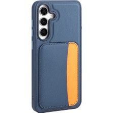 Giz Story Galaxy S25 Fe Kılıf Kartlıklı Zore X-Kart Silikon Kapak - Siyah